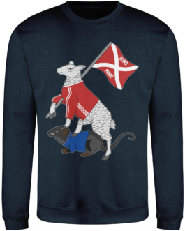 Sheep On Rats Heed DONS MIN!! Hoodie and Sweatshirt all designs will have dons min on flag